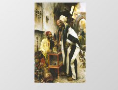Osmanlı dönemi Ticaret Tablosu Çerçevesiz - 50x70