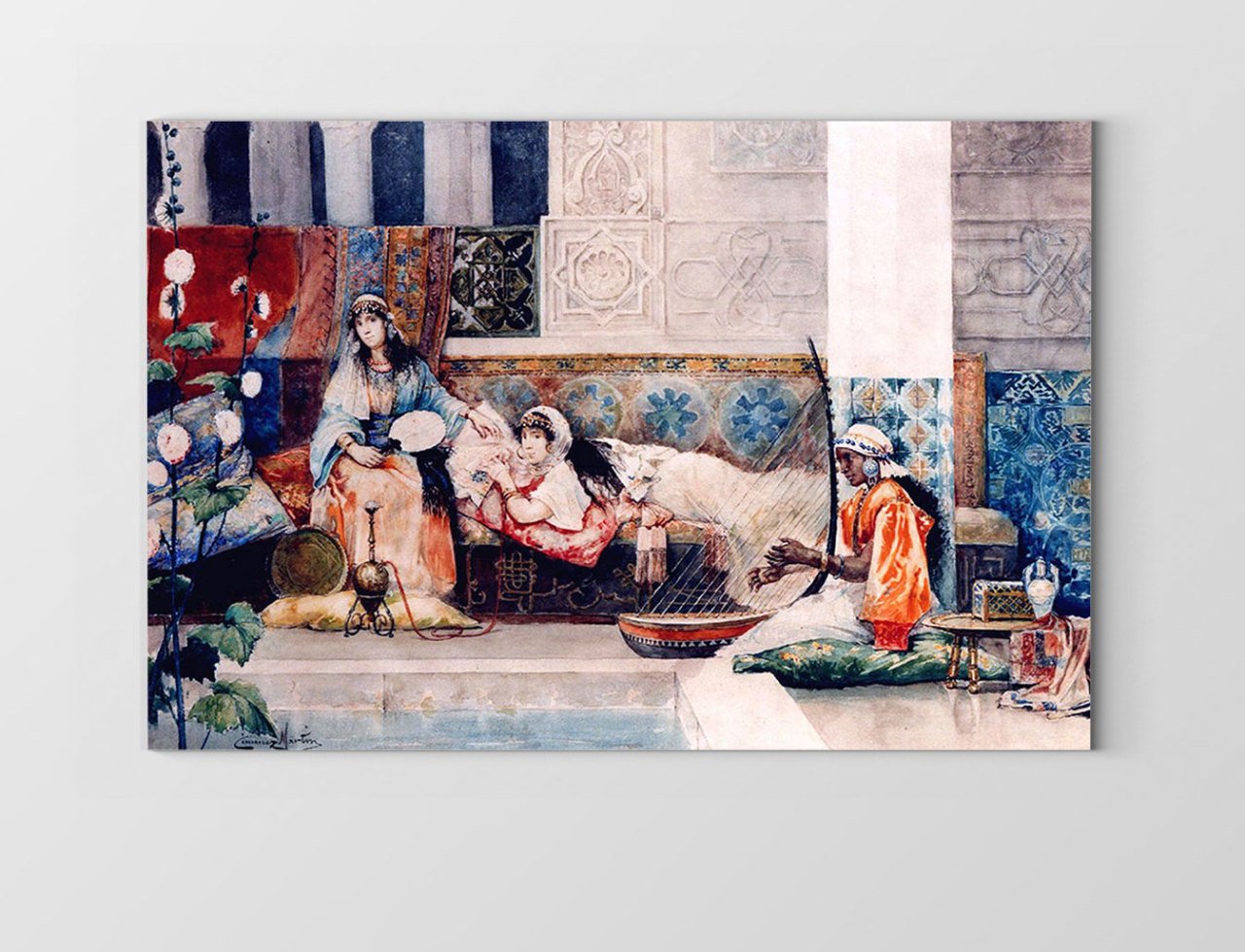 Harem Kadınları Tablosu Çerçevesiz - 100x200