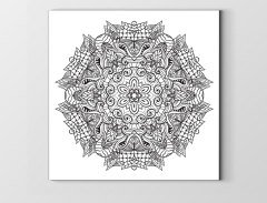 Desen Boyama Tablo Tablosu Çerçevesiz - 60x60