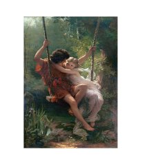 Jean Honore Fragonard - The Swing Tablosu Çerçevesiz - 40x60