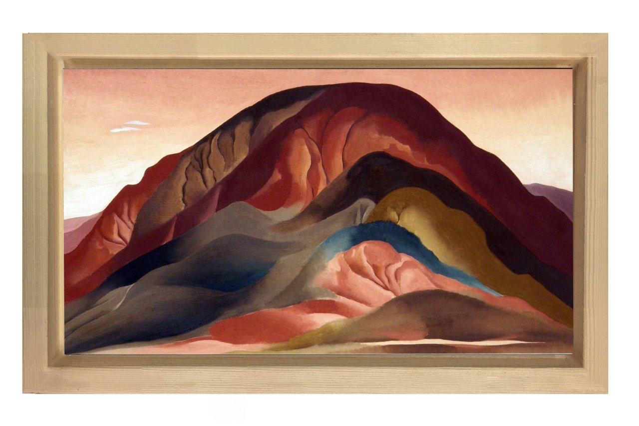 Katmanlar Tablosu Naturel Ahşap Çerçeve - 100x150