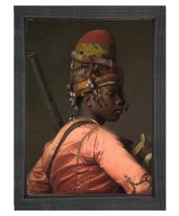 Black Bashi Bazouk Siyah Ahşap Çerçeve - 40x60