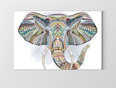 Fil  Motif Çizim Tablosu Çerçevesiz - 100x150