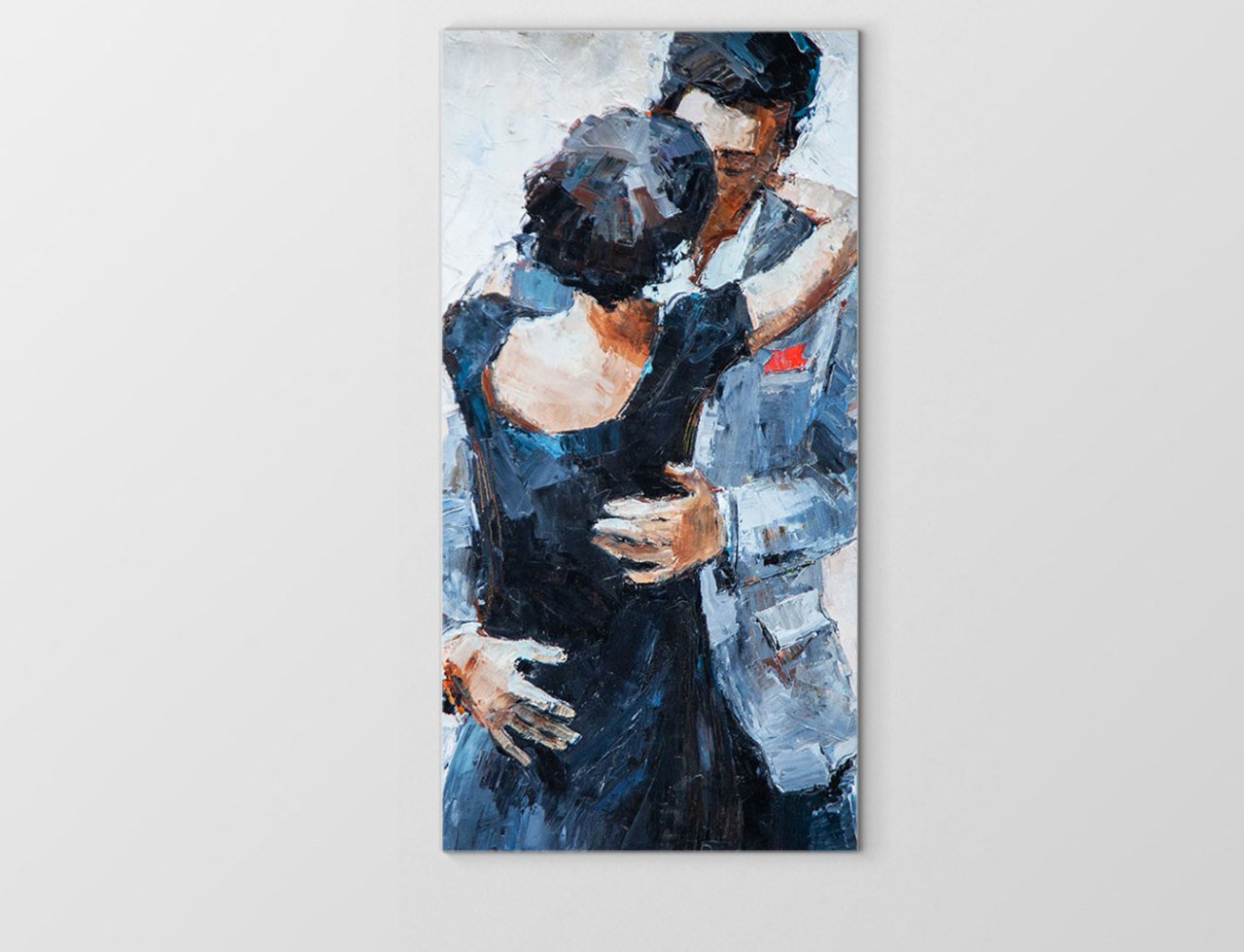 Romantik Dans Tablosu Çerçevesiz - 50x90