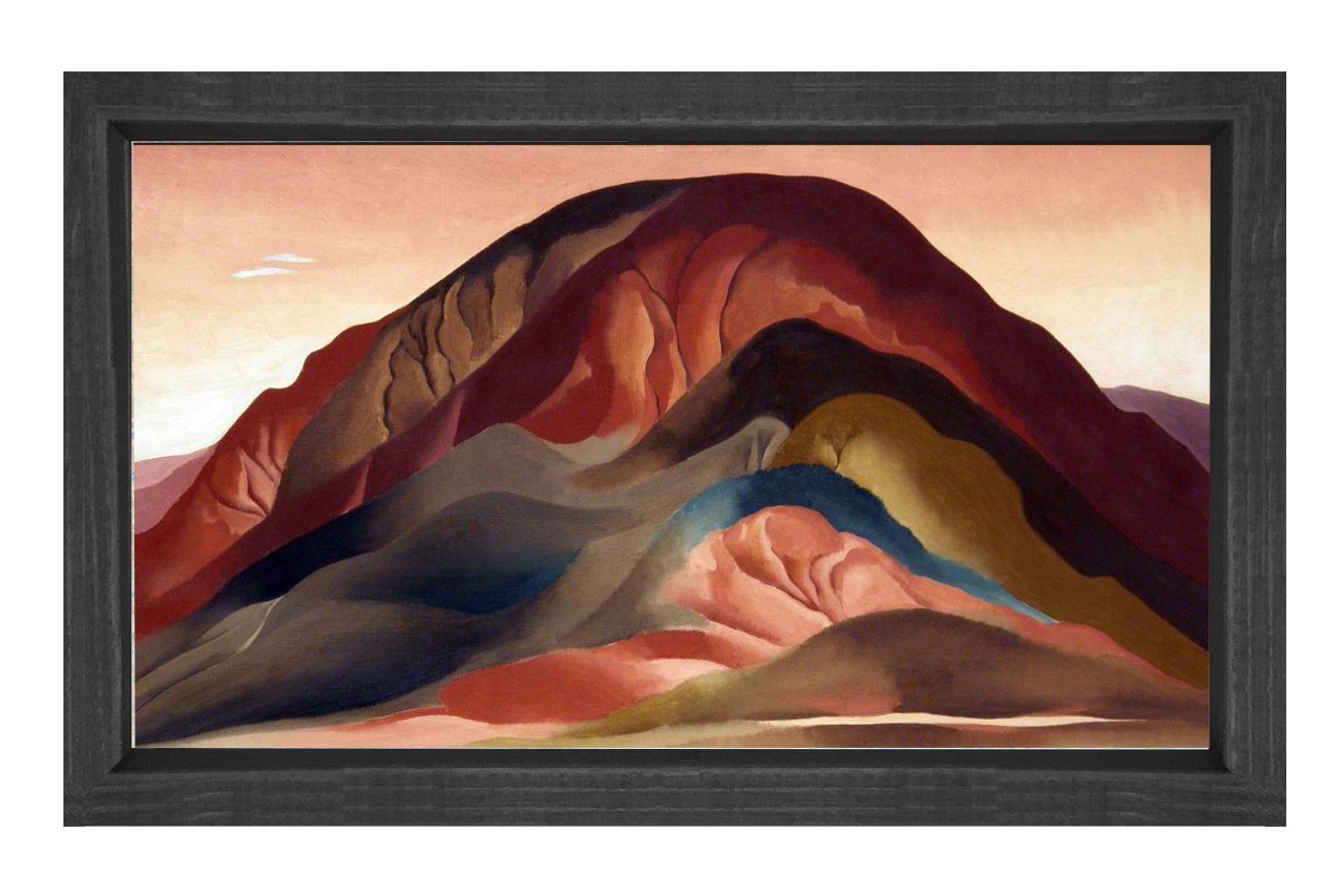 Katmanlar Tablosu Siyah Ahşap Çerçeve - 40x60