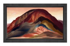 Katmanlar Tablosu Siyah Ahşap Çerçeve - 40x60