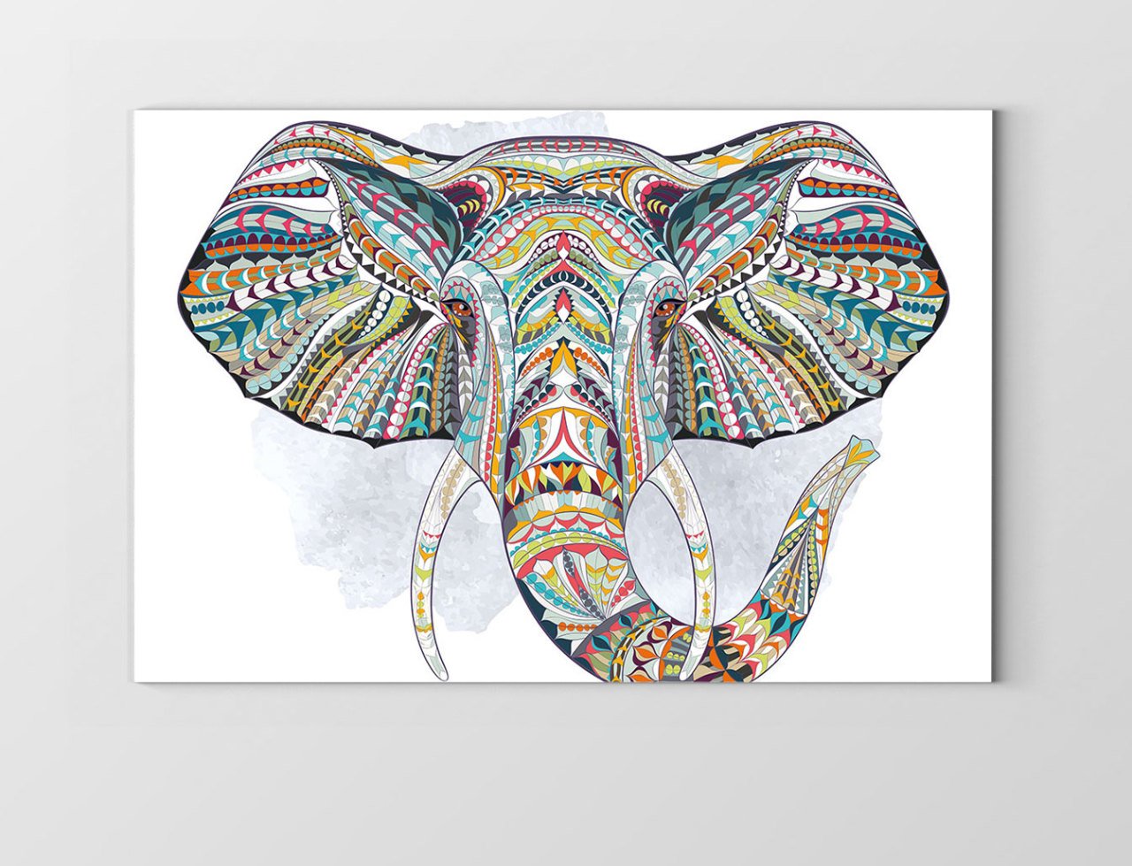 Fil  Motif Çizim Tablosu Çerçevesiz - 70x100