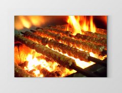 Şiş Kebap Tablosu Çerçevesiz - 45x30