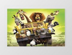 Animasyon Film Tablosu Çerçevesiz - 45x30