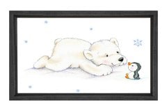 Sevimli Kutup Ayısı Ve Penguen Tablosu