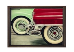 Puzzle Car Tablosu Kahverengi Ahşap - 100x200