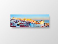 Deniz Manzarası Tablosu Çerçevesiz - 90x30
