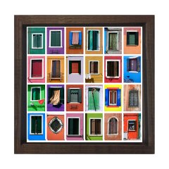 Pencereler Kahverengi Ahşap Çerçeve - 50x90