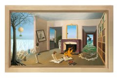 Entre les Trous de la Memoire Naturel Ahşap Çerçeve - 50x70