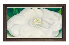 Georgia Okeeffe tablosu Tablosu Kahverengi Ahşap Çerçeve - 100x150