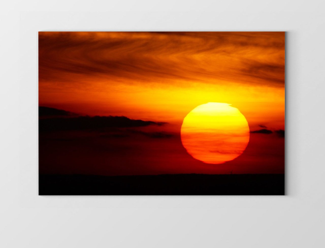 Güneşin Batımı Tablosu Çerçevesiz - 45x30
