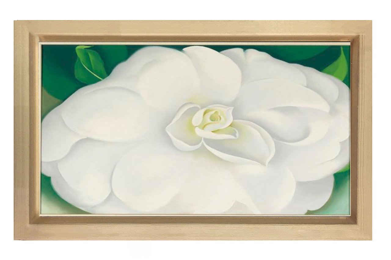 Georgia Okeeffe tablosu Tablosu Naturel Ahşap Çerçeve - 45x30