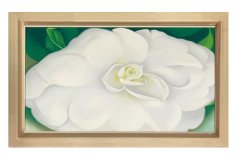 Georgia Okeeffe tablosu Tablosu Naturel Ahşap Çerçeve - 45x30