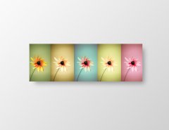  Çiçekler Tablosu Çerçevesiz - 180x60