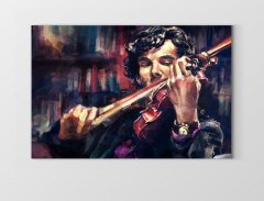 Kemancı Adam Tablosu Çerçevesiz - 45x30