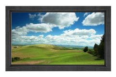 Gökyüzü Ve Orman Tablosu Siyah Ahşap Çerçeve - 40x60