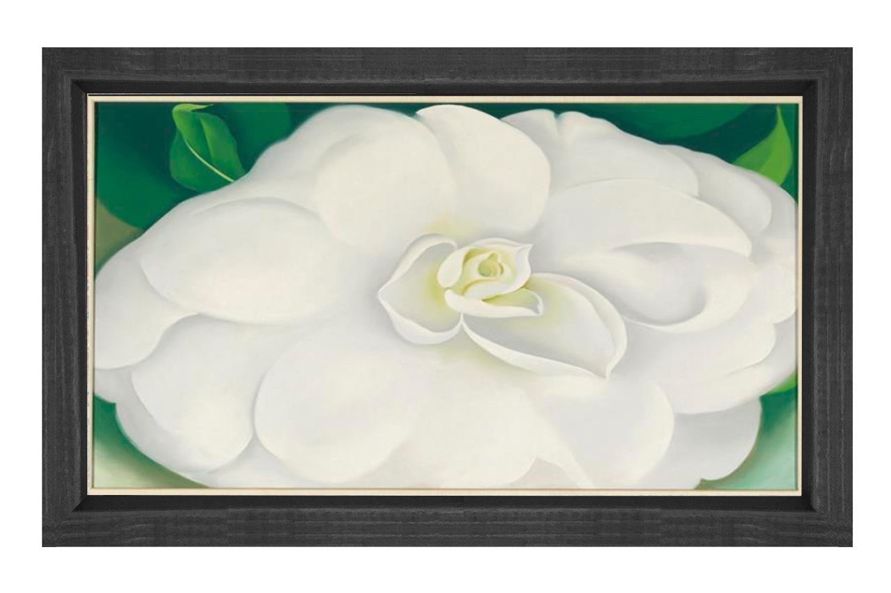 Georgia Okeeffe tablosu Tablosu Siyah Ahşap Çerçeve - 50x70