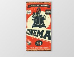 Cinema Tablosu Çerçevesiz - 70x100