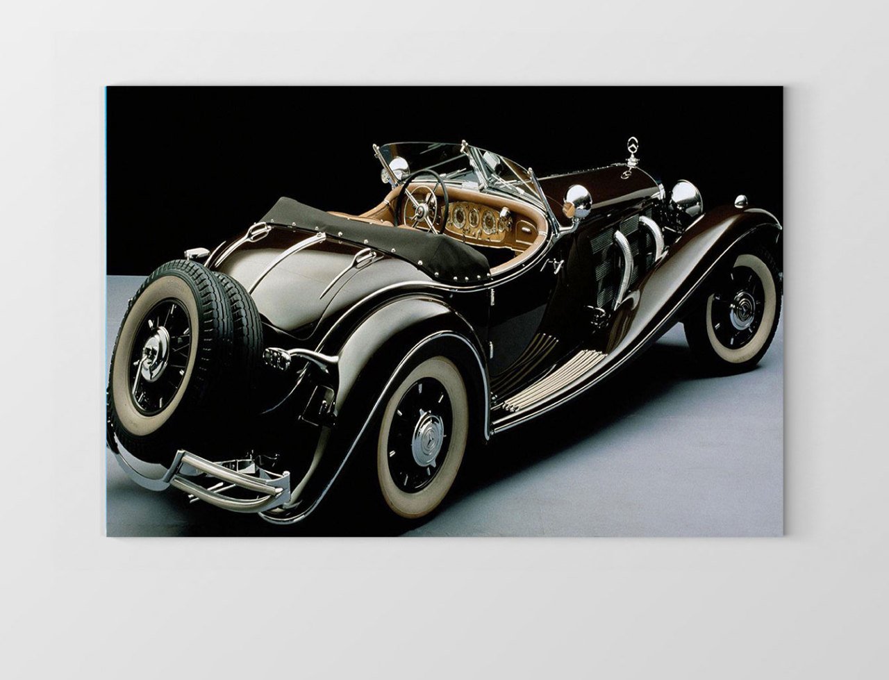 1935 Mercedes Benz 500k Roadster Tablosu Çerçevesiz - 50x70