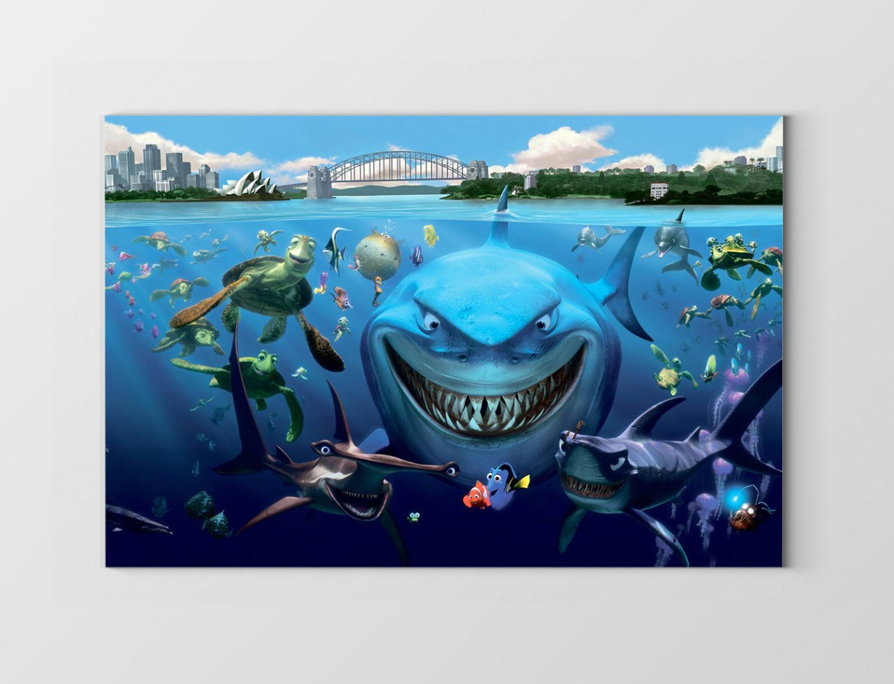 Kayıp Balık Nemo Animasyonu Tablosu Çerçevesiz - 100x200