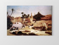 Oryantalist Manzara Tablosu Çerçevesiz - 50x90