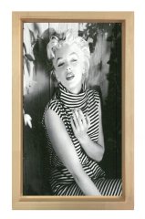 Marilyn Monroe Tablosu Naturel Ahşap - 100x150