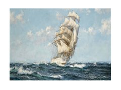 Montague Dawson-Gemi Tablosu Çerçevesiz - 50x90