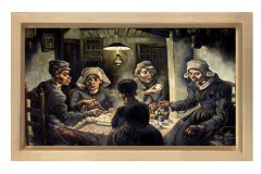 Patates Yiyicileri Tablosu Naturel Ahşap - 100x200