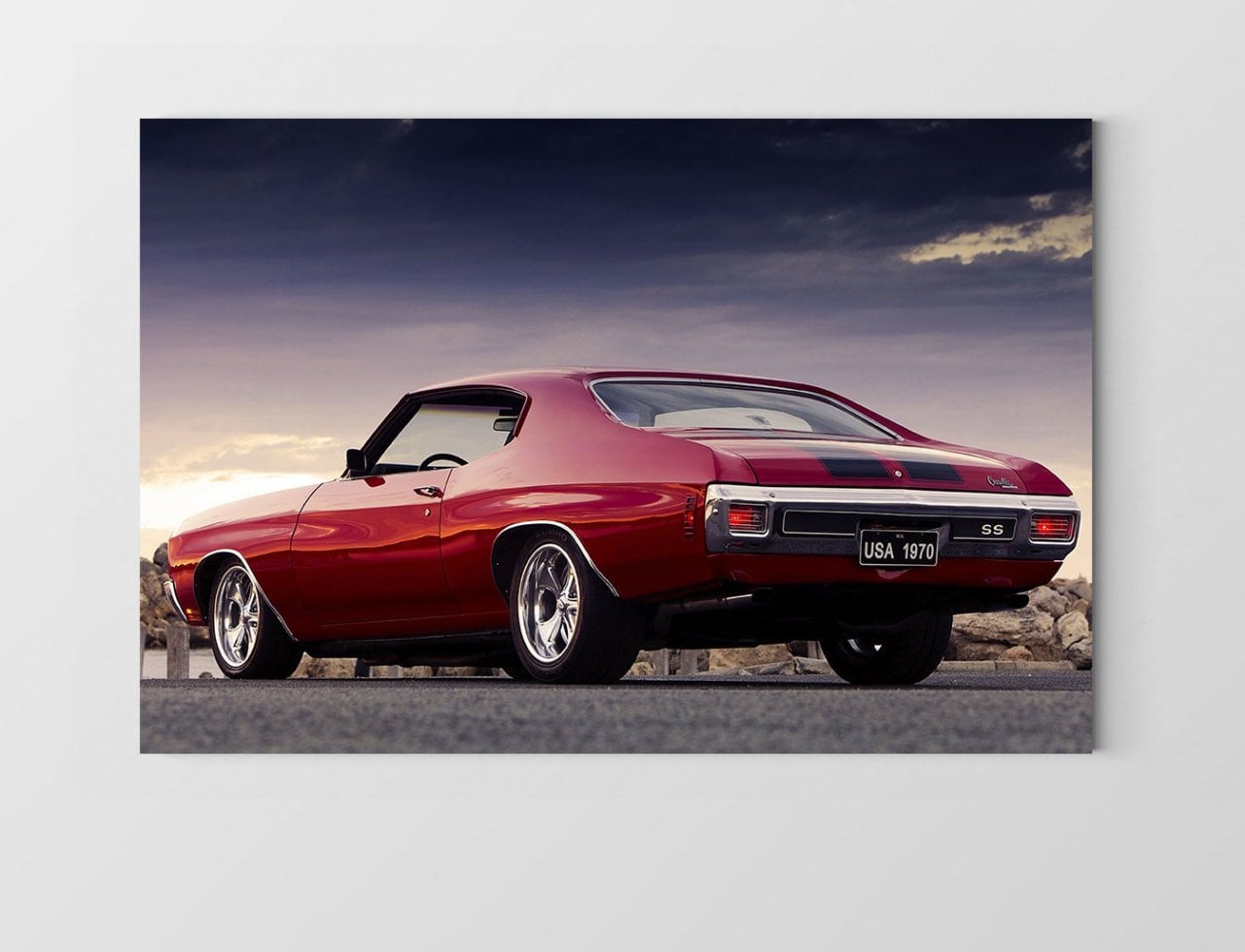 Chevy Chevelle ss 1970 Tablosu Çerçevesiz - 100x200