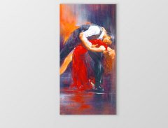 Tango Dansı Tablosu Çerçevesiz - 40x60
