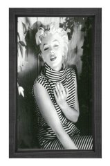 Marilyn Monroe Tablosu Siyah Ahşap - 100x200