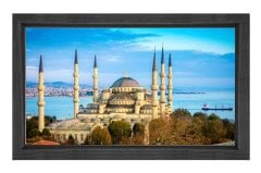 Sultan Ahmet Camii Tablosu Siyah Ahşap Çerçeve - 100x200