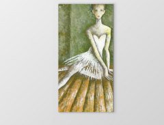 Balerin Tablosu Çerçevesiz - 100x150