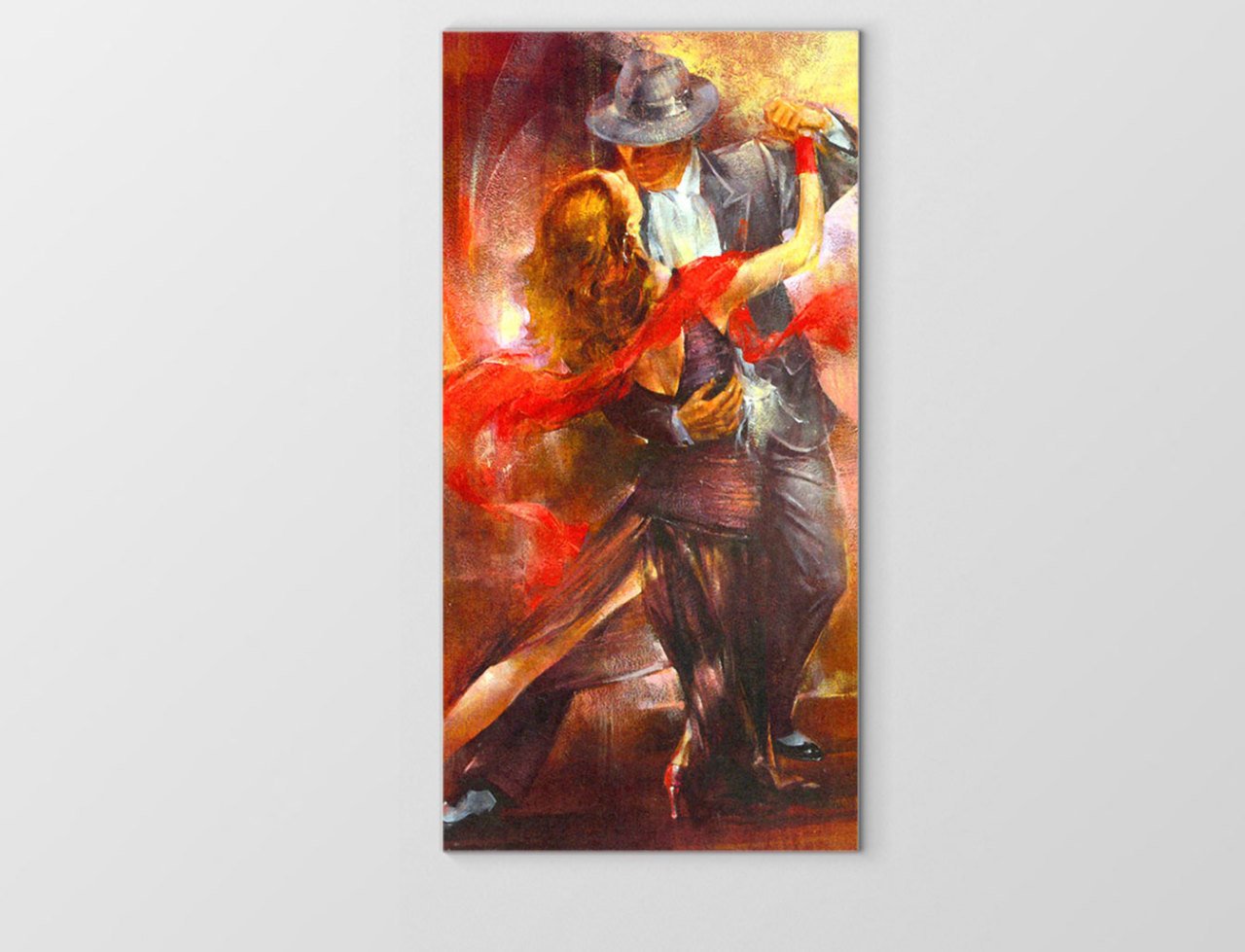 Tango Dansı Tablosu Çerçevesiz - 100x150