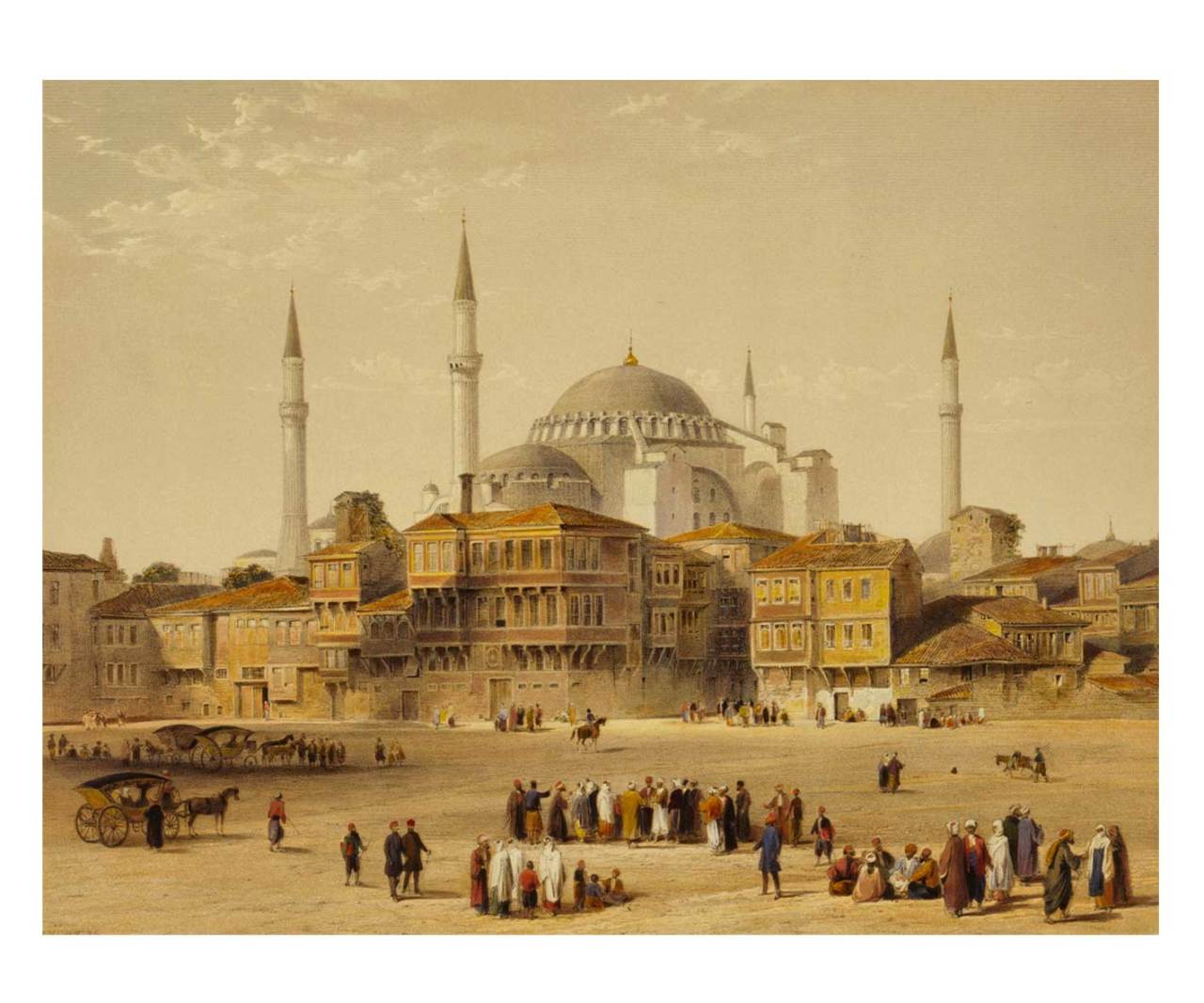 Ayasofya Camii Tablosu Çerçevesiz - 70x100