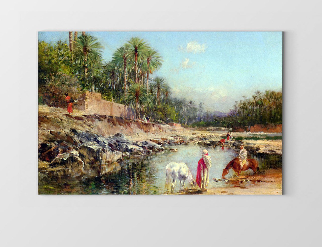 Dere Kenarı Tablosu Çerçevesiz - 40x60