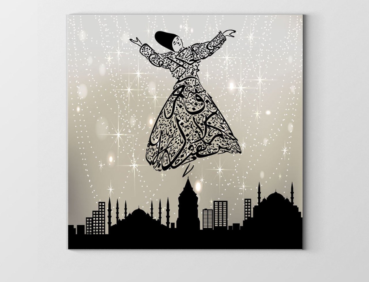 Semazen Çizim Tablosu Çerçevesiz - 80x80