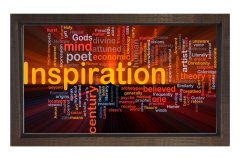 İnspiration=İlham.Vb Tablosu Kahverengi Ahşap - 100x150