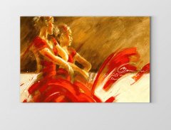 Balerinler Tablosu Çerçevesiz - 100x150
