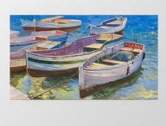 Kayıklar Reprödiksiyon Tablosu Çerçevesiz - 100x200