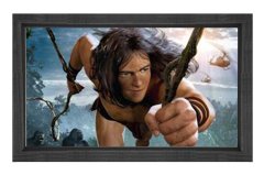 Tarzan Tablosu Siyah Ahşap Çerçeve - 40x60