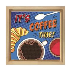 Mondays Can Be Fun Tablosu Naturel Ahşap Çerçeve - 50x50