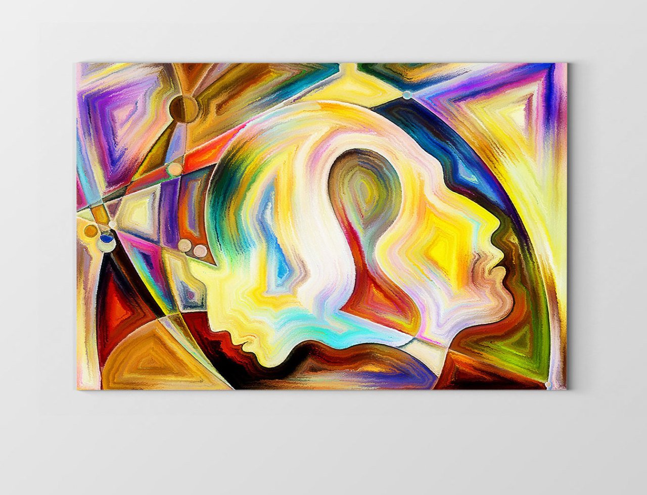 Soyut Reprodüksiyon Tablosu Çerçevesiz - 40x60