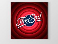 The End Tablosu Çerçevesiz - 70x70