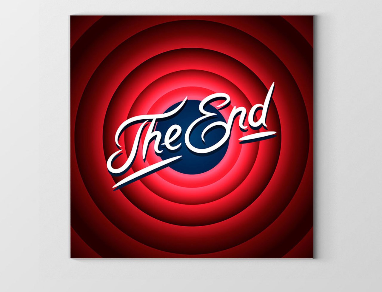 The End Tablosu Çerçevesiz - 80x80
